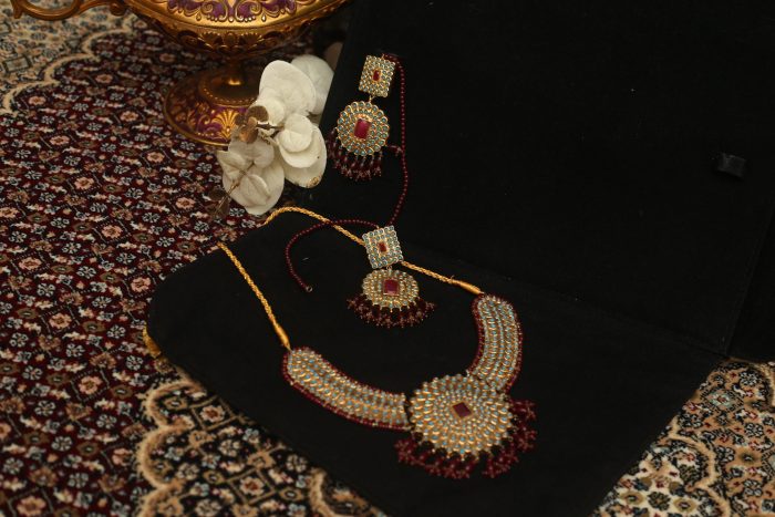 Pure silver set with earrings and necklace - Image 2