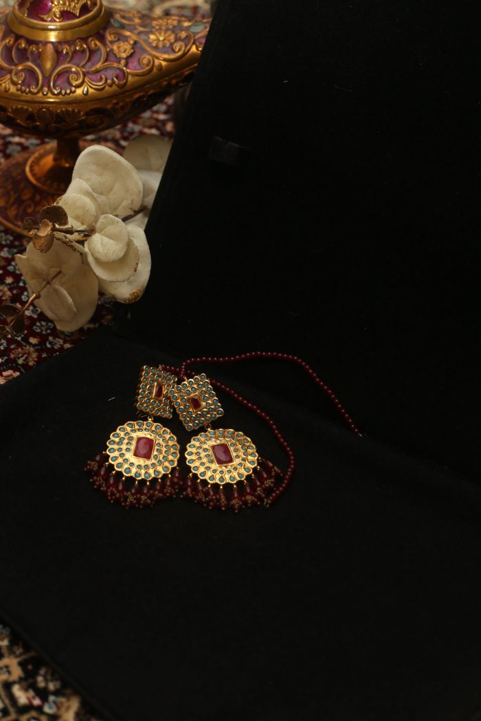 Pure silver set with earrings and necklace - Image 6