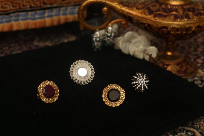 Gold rings with ruby - Image 2