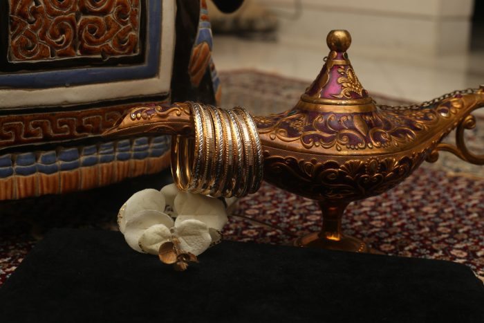 Pure silver bangles with silver and gold - Image 5