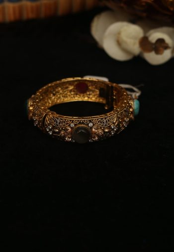 Multicolor with big stone bangle