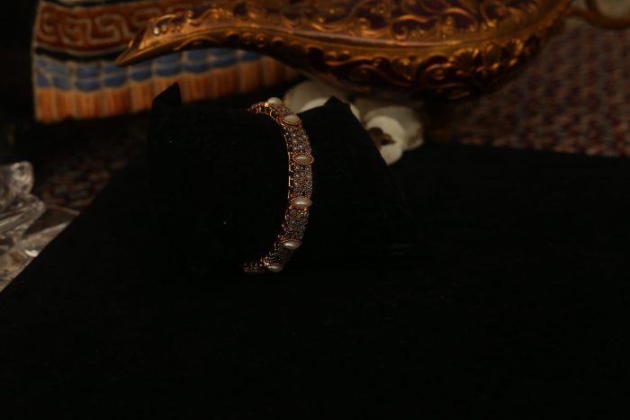 White Bangle with pearls (copy) for variable demo - Image 3