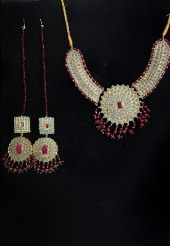 Pure silver set with earrings and necklace