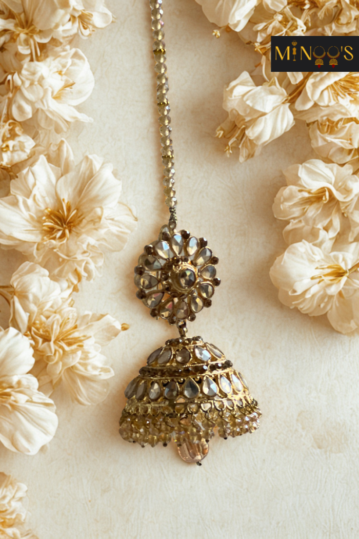 Gold Washed Jhumka - Image 3