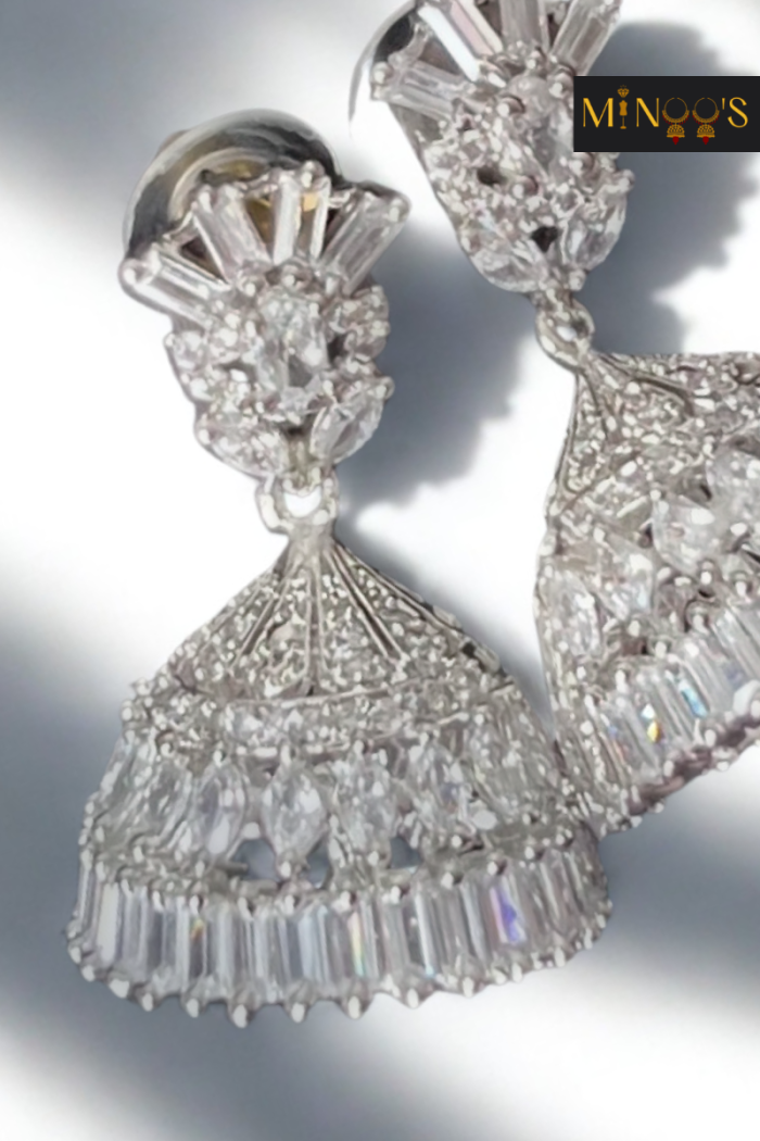 Silver Jhumkas - Image 2