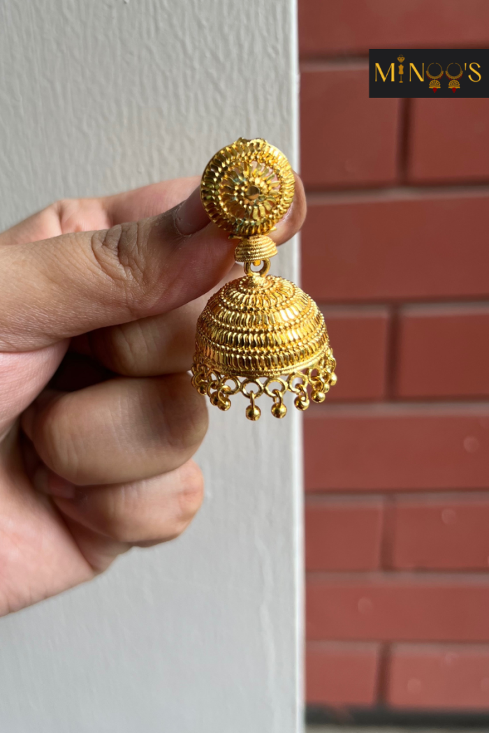 Gold Shine Jhumka - Image 4