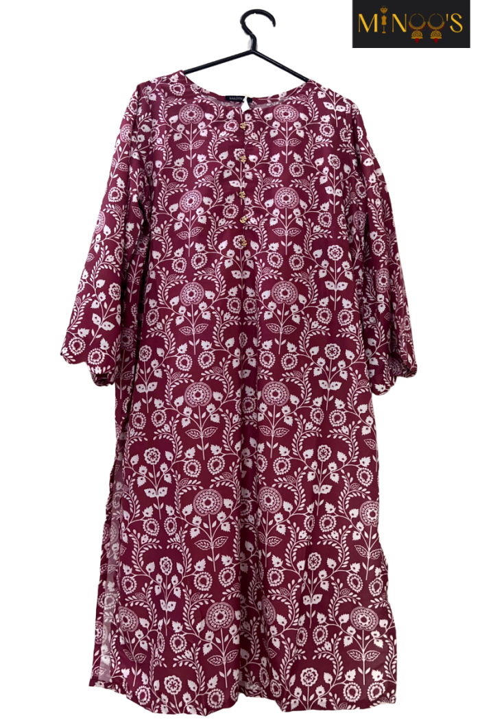 Salitex Reddish Pink Cotton Cord-Set - Image 4
