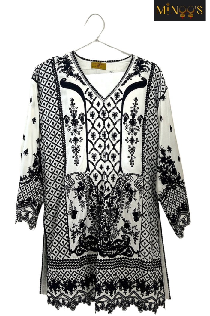 Sana Safinaz Full Embroidery Cord-Set - Image 3