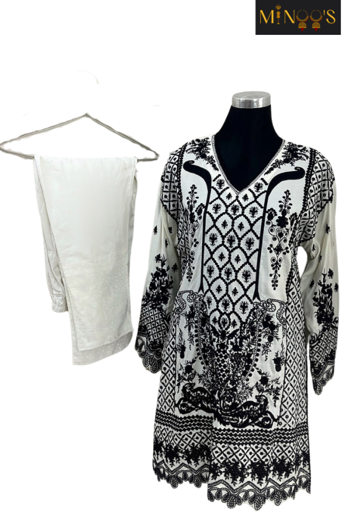 Sana Safinaz Full Embroidery Cord-Set