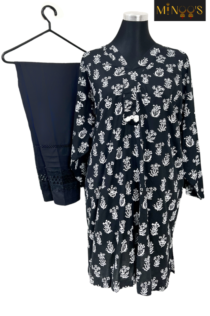 Al Karam Black and White Cord-Set