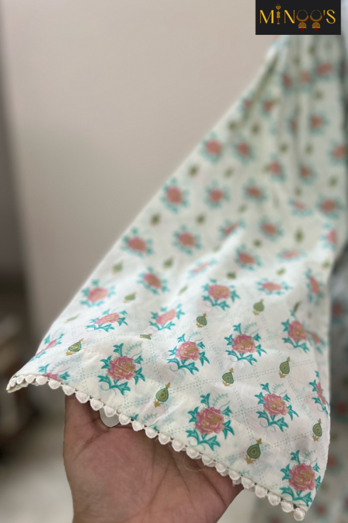 Khaadi White Floral Cord-Set - Image 2