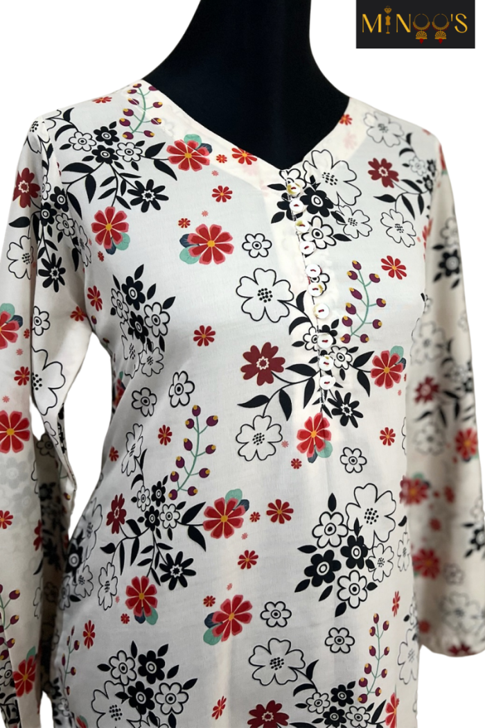 Salitex Floral Print Cord-Set - Image 2