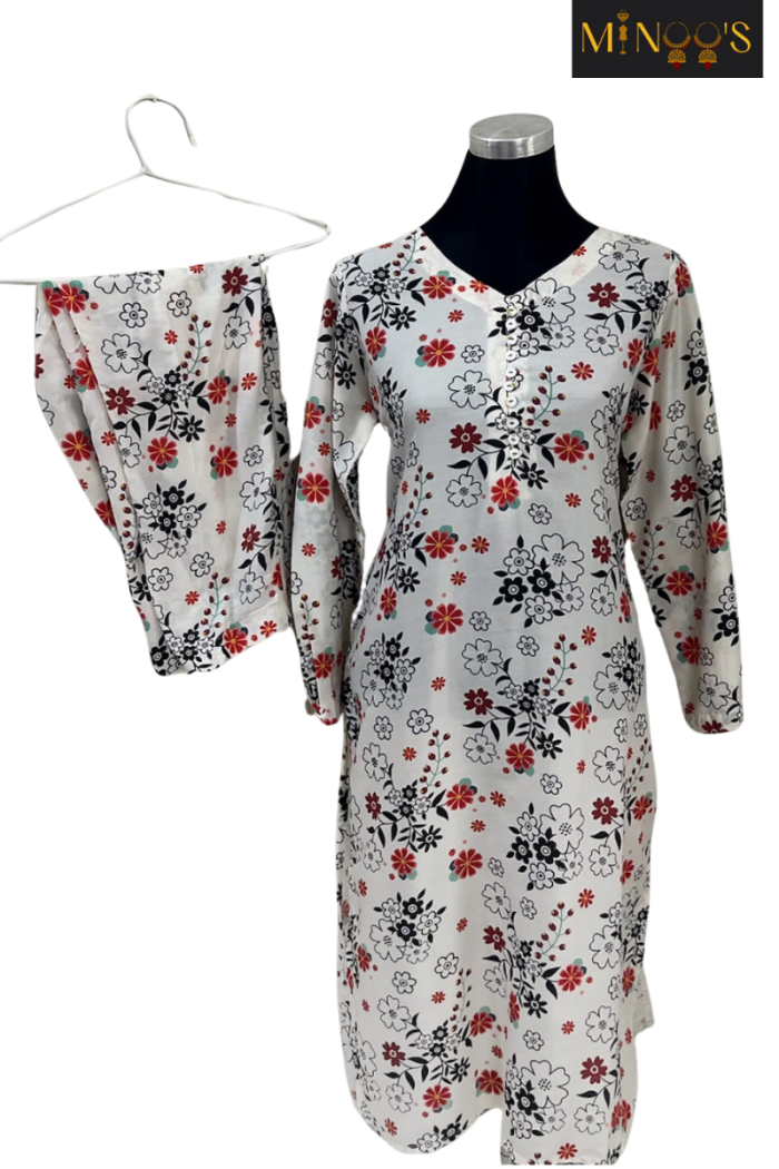 Salitex Floral Print Cord-Set