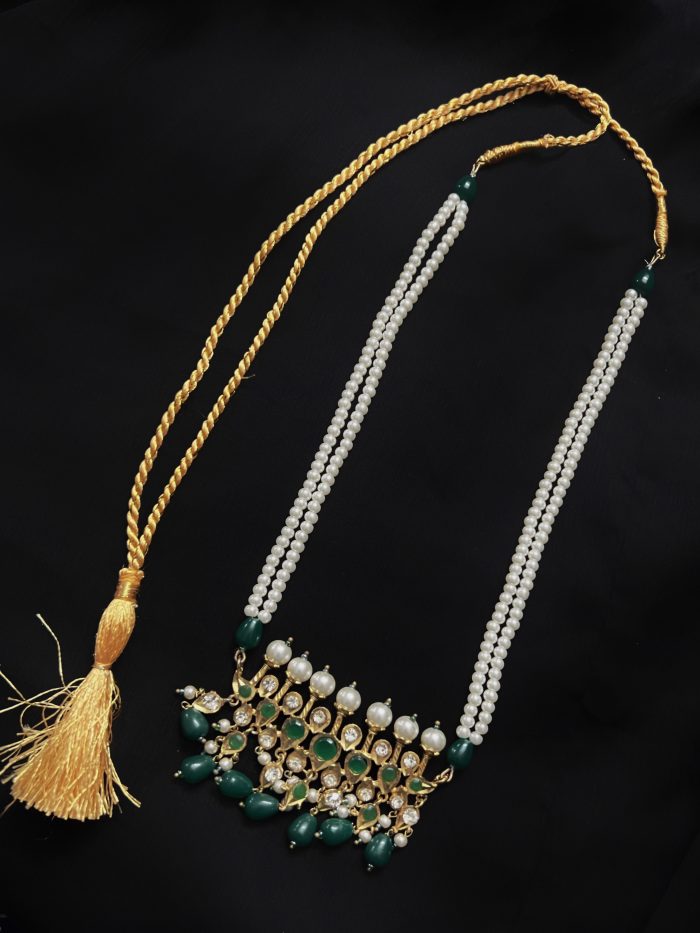 Chand Bali (Green, Red & White) - Image 11